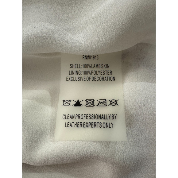 Womens Robert Graham Lambskin Suede Print Jacket Sz XS Cream Multicolor Paisley - Picture 7 of 11